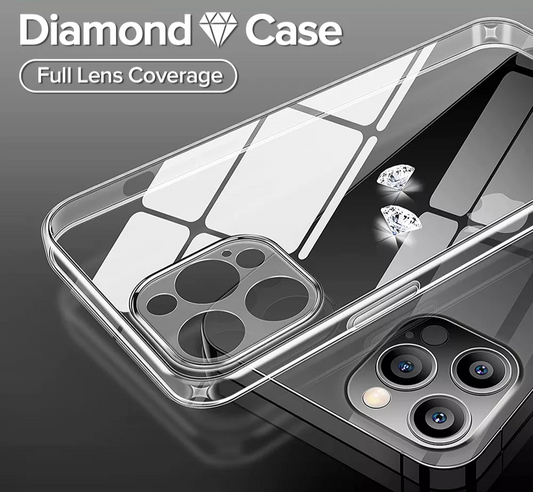 Diamond 9H Tempered High Quality Anti Yellow Transparent Cover