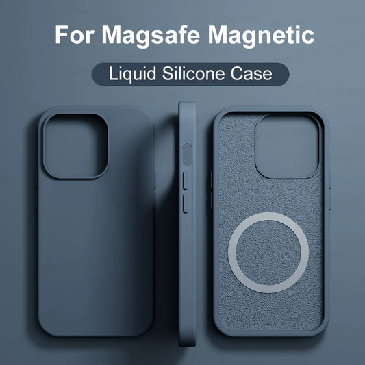 Liquid Silicone MagSafe Magnetic Cases